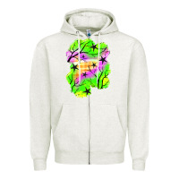 Star Halloween Patch Zipper Hoodie | Teevron