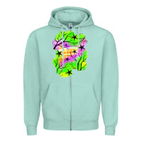 Seafoam star halloween patch Zipper Hoodie - BundleAndBundleShop