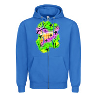 True Royal star halloween patch Zipper Hoodie - BundleAndBundleShop
