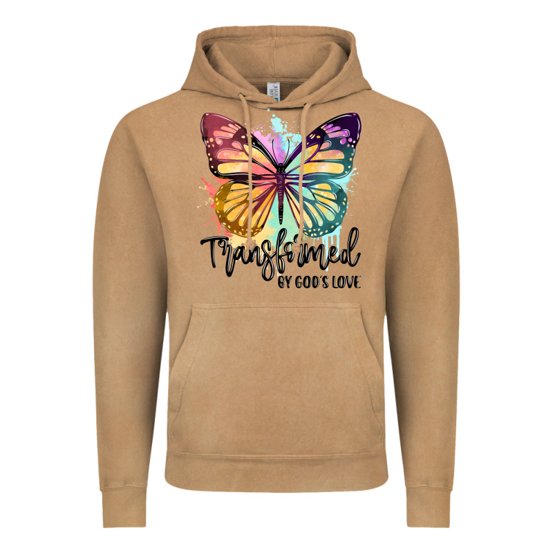 Transformed By God's Love Vintage Hoodie by JahusDesignShop | Teevron