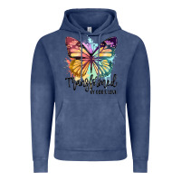 Vintage Denim transformed by god's love Vintage Hoodie - JahusDesignShop