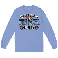Colony Blue summer night & dirt track lights Long Sleeve Tee - CowhideDigitalArt