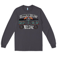 Smoke summer night & dirt track lights Long Sleeve Tee - CowhideDigitalArt