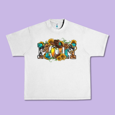 Western Mom Urban Heavy Tee Designed By Texasbilliewilder
