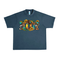 Midnight Navy western mom Urban Heavy Tee - texasbilliewilder