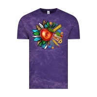 Cloud Purple teacher sunflower Vintage Tee - texasbilliewilder