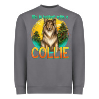 Storm life is better with a collie Heavyweight Sweatshirt - texasbilliewilder