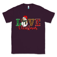 Plum love christmas snowman Classic Tee - BarkalooDesign