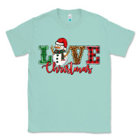 Seafoam love christmas snowman Classic Tee - BarkalooDesign