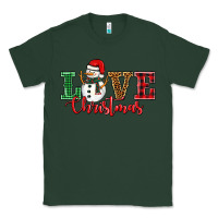 Sports Green love christmas snowman Classic Tee - BarkalooDesign