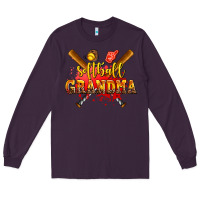 Plum softball grandma Long Sleeve Tee - AdoDesignShop