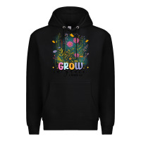 Black grow in grace Premium Hoodie - MaliasSmallBusiness