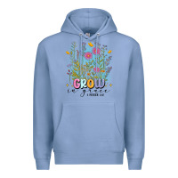 Colony Blue grow in grace Premium Hoodie - MaliasSmallBusiness