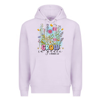 Lilac grow in grace Premium Hoodie - MaliasSmallBusiness