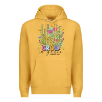 Mustard grow in grace Premium Hoodie - MaliasSmallBusiness