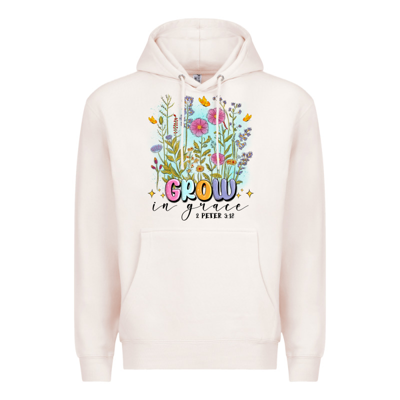 Grow In Grace Premium Hoodie by MaliasSmallBusiness | Teevron