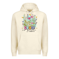Sandshell grow in grace Premium Hoodie - MaliasSmallBusiness