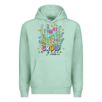 Seafoam grow in grace Premium Hoodie - MaliasSmallBusiness
