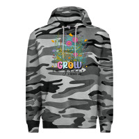 Slate Camo grow in grace Premium Hoodie - MaliasSmallBusiness