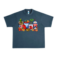 Midnight Navy puerto rico coffee cups Urban Heavy Tee - Zillion Design Studio