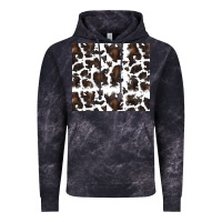 Cloud Black cowhide pattern Vintage Hoodie - RanaPortraitStore