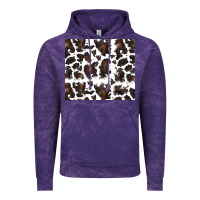 Cloud Purple cowhide pattern Vintage Hoodie - RanaPortraitStore