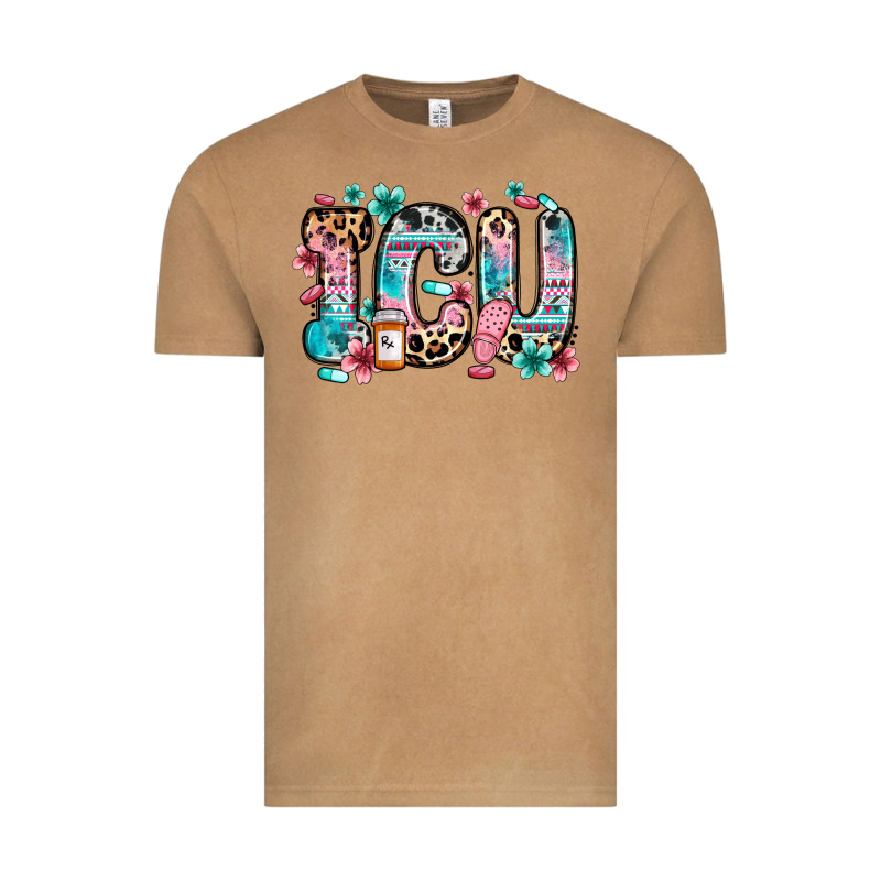 Icu Intensive Care Unit Vintage Tee by Zillion Design Studio | Teevron