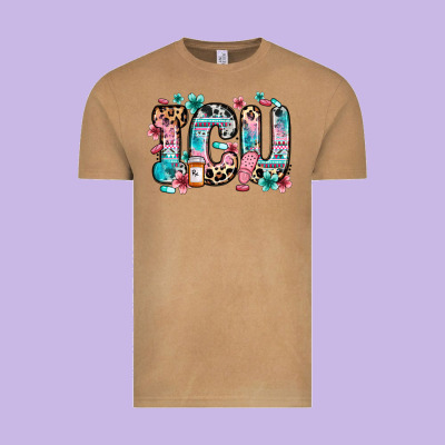Icu Intensive Care Unit Vintage Tee Designed By Zillion Design Studio