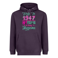 Plum made in 1947, 75 years of being awesome kopya Heavyweight Hoodie - Jasminsmagicworld
