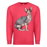 Cardinal Sphynx Cat Premium Sweatshirt - LillyAllenDesigns