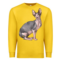 Lemon Sphynx Cat Premium Sweatshirt - LillyAllenDesigns