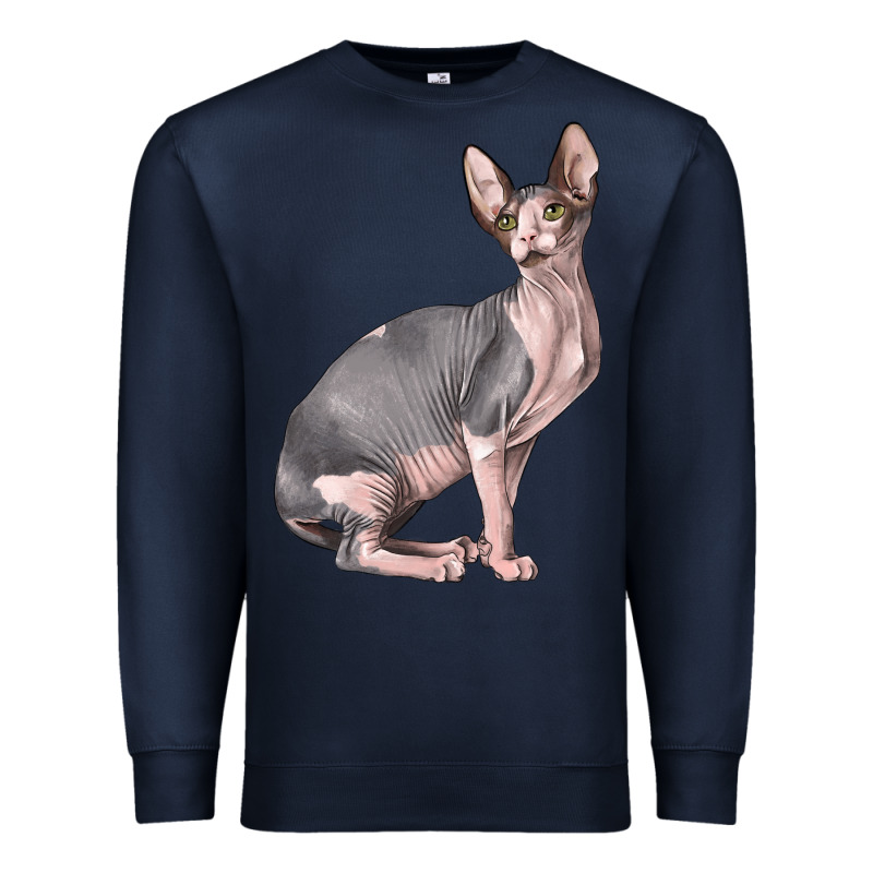 Sphynx Cat Premium Sweatshirt by LillyAllenDesigns | Teevron