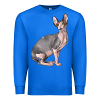 True Royal Sphynx Cat Premium Sweatshirt - LillyAllenDesigns