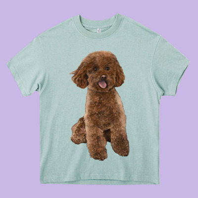 Poodles Dog Lllustrations Heavy Core Tee Designed By Lillyallendesigns