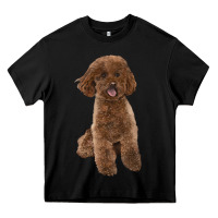 Black Poodles Dog lllustrations Heavy Core Tee - LillyAllenDesigns