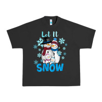 Pigment Black let it snow Urban Heavy Tee - RanaPortraitStore