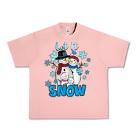 Salmon let it snow Urban Heavy Tee - RanaPortraitStore