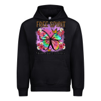 Black free spirit dream on dreamer Urban Hoodie - Artiststas