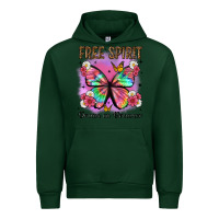 Forest Green free spirit dream on dreamer Urban Hoodie - Artiststas