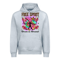 Heather Grey free spirit dream on dreamer Urban Hoodie - Artiststas