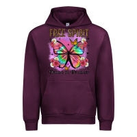 Mauve Wine free spirit dream on dreamer Urban Hoodie - Artiststas