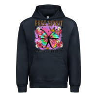 Navy free spirit dream on dreamer Urban Hoodie - Artiststas