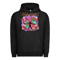 Pigment Black free spirit dream on dreamer Urban Hoodie - Artiststas