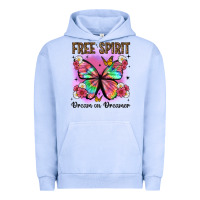 Pigment Grape Ice free spirit dream on dreamer Urban Hoodie - Artiststas