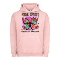 Pigment Salmon free spirit dream on dreamer Urban Hoodie - Artiststas