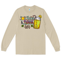 Mushroom sunshine & sweet tea Long Sleeve Tee - CowhideDigitalArt