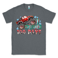 Charcoal Heather i crushed 100 days Classic Tee - RacoonDesign