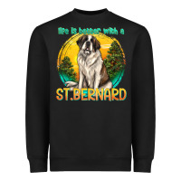 Black life is better with a st.bernard Heavyweight Sweatshirt - texasbilliewilder