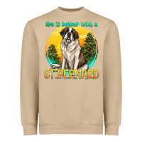Mushroom life is better with a st.bernard Heavyweight Sweatshirt - texasbilliewilder