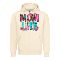 Sandshell mom life Zipper Hoodie - AdoDesignShop